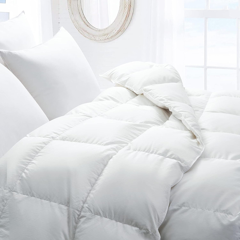 Cannon Comforter Duvet Insert Double Size Cotton Fabric with Microfiber Inner Fill for All Seasons, Gifts for Women and Men 1 Piece White (1) Cannon Comforter Duvet Insert Double Size Cotton Fabric with Microfiber Inner Fill for All Seasons Gifts for Women and Men 1 Piece White - Image 1