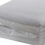 Cannon Single 3 Pieces Duvet Cover Set 100% Cotton Flannel Breathable Velvety Soft Bed Cover Set with Duvet Cover Fitted Sheet and Pillow Cases Gray - Image 4