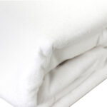 Cannon Single 3 Pieces Duvet Cover Set 100% Cotton Flannel Breathable Velvety Soft Bed Cover Set with Duvet Cover Fitted Sheet and Pillow Cases White - Image 4