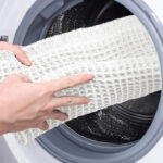 190 CM X 65 CM Cotton Waffle Dry Bathroom Rug Non Slip Kitchen Mat with Tassels Super Absorbent Ultra Soft Boho Decor Floor Mats Machine Washable - Image 3