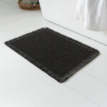 80 CM X 50 CM Cotton Waffle Dry Bathroom Rug Non Slip Kitchen Mat with Tassels Super Absorbent Ultra Soft Boho Decor Floor Mats Machine Washable