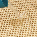 190 CM X 65 CM Cotton Waffle Dry Bathroom Rug Non Slip Kitchen Mat with Tassels Super Absorbent Ultra Soft Boho Decor Floor Mats Machine Washable - Image 2