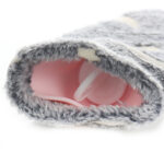 650 ML Hot Water Bottle with Soft Cover Hot Water Bag for Menstrual Cramps Neck and Shoulder Pain Relief Hot and Cold Therapies Hand Feet Warmer Gray - Image 2