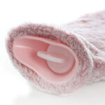 650 ML Hot Water Bottle with Soft Cover Hot Water Bag for Menstrual Cramps Neck and Shoulder Pain Relief Hot and Cold Therapies Hand Feet Warmer Pink - Image 2