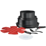Tefal Ingenio Daily Chef 12-Piece Pan Set Black