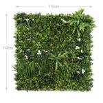 110 CM Artificial 3D Green Wall Grass Plant Simulation Green Grass Home Wall Decoration Hotels Cafes Backdrops Green 1 Piece - Image 3