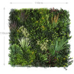 110 CM Artificial 3D Green Wall Grass Plant Simulation Green Grass Home Wall Decoration Hotels Cafes Backdrops Green 1 Piece - Image 3
