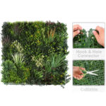 110 CM Artificial 3D Green Wall Grass Plant Simulation Green Grass Home Wall Decoration Hotels Cafes Backdrops Green 1 Piece - Image 4