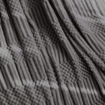 127 CM X 172 CM Knitted Throw Blanket with Tassels Soft Warm Breathable for Bedspread Couch and Sofa 1 Piece Gray - Image 4