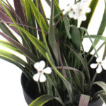 23 CM X 28 CM Mini Potted Artificial Plant Eco-Friendly Pot with Natural Look for Indoor and Outdoor Décor Black 1 Piece - Image 4