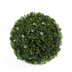 35 CM Artificial 3D Grass Ball Round Balls Artificial Boxwood Plant for Home Decor Garden Wedding Indoor and Outdoor Decoration 1 Piece Green - Image 3