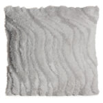 45 CM X 45 CM Throw Pillow Cover with 500G Insert Included Jacquard Weave Square Cushion Cover with Zipper Closure for Living Room Bedroom Gray 1 Piece