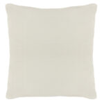 45 CM X 45 CM Throw Pillow Cover with 500G Insert Included Soft Woven Tufted Embroidered Squared Cushion Cover with Zipper for Living Room Bedroom White 1 Piece - Image 3