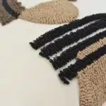 45 CM X 45 CM Throw Pillow Cover with 500G Insert Included Tufted Embroidered Squared Cushion Cover with Zipper for Living Room Bedroom White 1 Piece - Image 4