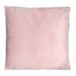 45 CM X 45 CM Throw Pillow Cover with 500G Insert Included Velvet Pillow Cover Soft Solid Squared Cushion with Zipper for Living Room Bedroom Rose 1 Piece - Image 3