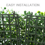 110 CM Artificial 3D Green Wall Grass Plant Simulation Green Grass Home Wall Decoration Hotels Cafes Backdrops Green 1 Piece - Image 2