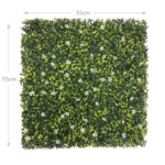 55 CM Artificial 3D Green Wall Grass Plant Simulation Green Grass Home Wall Decoration Hotels Cafes Backdrops Green 1 Piece - Image 3