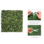 55 CM Artificial 3D Green Wall Grass Plant Simulation Green Grass Home Wall Decoration Hotels Cafes Backdrops Green 1 Piece - Image 4