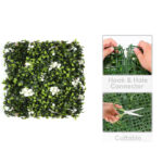 55 CM Artificial 3D Green Wall Grass Plant Simulation Green Grass Home Wall Decoration Hotels Cafes Backdrops Green 1 Piece - Image 4