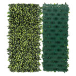 Artificial 3D Expandable Green Wall Grass Plant Simulation Green Grass Home Wall Decoration Hotels Cafes Backdrops Green 1 Piece