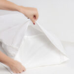 50 CM X 75 CM Cannon Bourdon 100% Cotton Pillow Cover Shams Soft and Breathable Wrinkle Resistant 2 Pieces White - Image 2