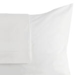 50 CM X 75 CM Cannon Bourdon 100% Cotton Pillow Cover Shams Soft and Breathable Wrinkle Resistant 2 Pieces White - Image 4