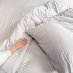 Cannon King 4 Pieces Duvet Cover Set 100% Cotton Flannel Breathable Velvety Soft Bed Cover Set with Duvet Cover Fitted Sheet and Pillow Cases Gray - Image 2