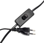 32 CM Ceramic Table Lamp with Gray Lampshade Bedside Table Lamps Modern Accent Nightstand Lamps with Switch for Bedroom and Living Room Gray - Image 4