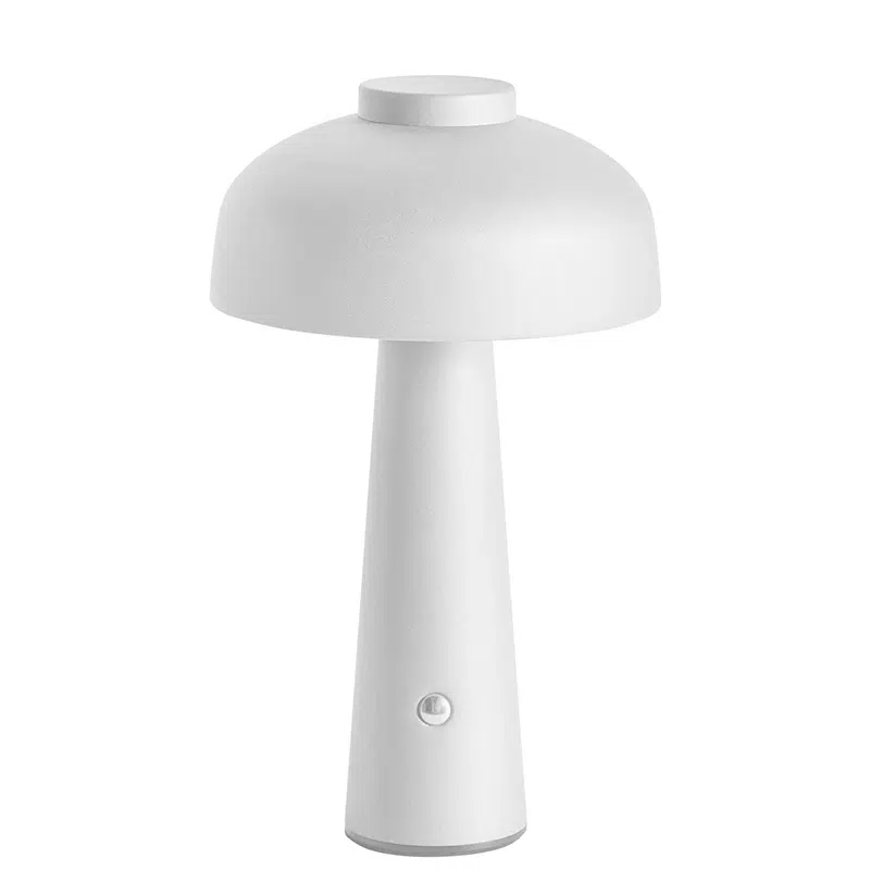 28 CM Cordless Table Lamp Rechargeable Battery Operated Touch Desk Lamp 3 Color Stepless Dimming Up Bedside Lamps Portable Small LED Light White - Image 1