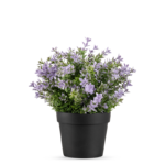 15 CM X 20 CM Mini Potted Artificial Plant Eco-Friendly Pot with Natural Look for Indoor and Outdoor Décor Black 1 Piece