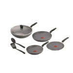 Tefal Natura, Set of 7 Frypans 24cm & 28cm Wokpan 28cm Pan Cake Pan 25cm Spatula 2cm