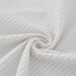 180 CM X 230 CM Reversible 2 Seaters Sofa Cover and Throw Backrest Sofa Waffle Knit Slipcovers with Tassels Versatile Protector for Sofas White 1 Piece - Image 4