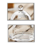 14 CM Round Acrylic Mini Cake Stand with Dome Clear Cover Acrylic Small Serving Display Plate for Cake Candies Chocolate and Appetizers - Image 4