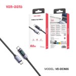 Ven-Dens Charging Cable USB-C TO USB-C Data Cable 1 Meter Nylon + Aluminium Alloy