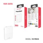 Ven-Dens Power Bank 5000 mah ABS lithium--ion Battery