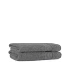 33 CM X 33 CM Cannon 100% Cotton Face Towel Soft Quality Absorbent Towel for Daily Bathroom Use 1 Piece Gray - Image 4
