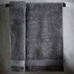 50 CM X 100 CM Cannon 100% Cotton Hand Towel Soft Quality Absorbent Towels Daily Bathroom Use 1 Piece Gray