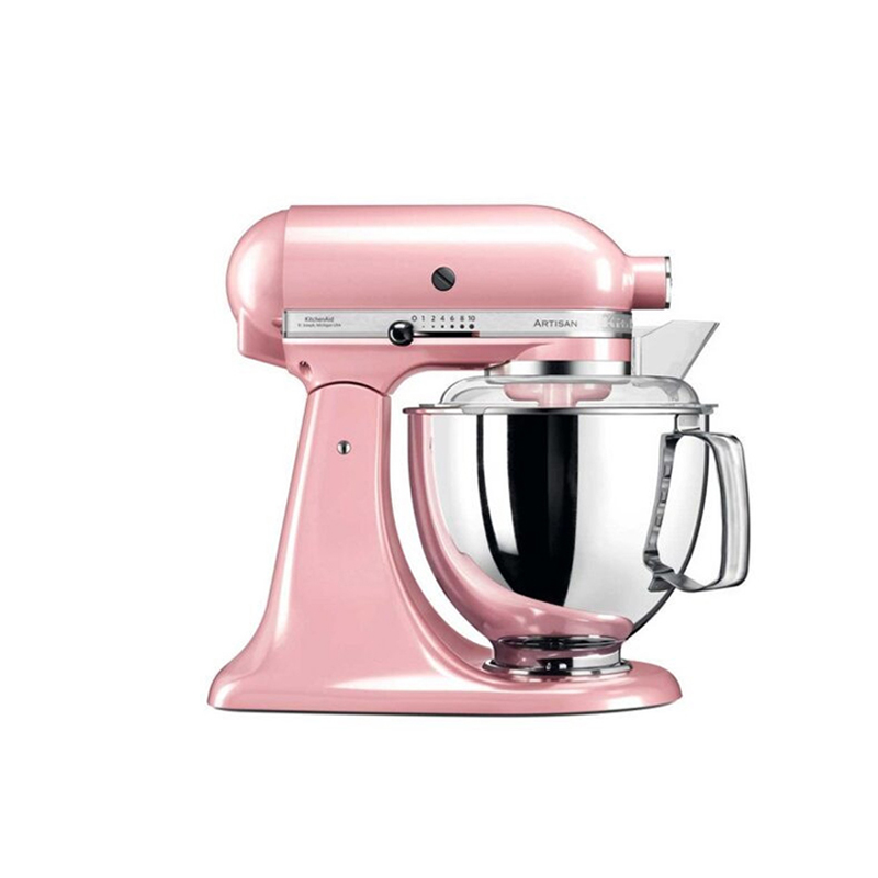 KitchenAid Artisan 4.8L Tilt Head Stand Silky Pink 1 KitchenAid Artisan 4.8L Tilt Head Stand Silky + 3L bowl + Flex edge beater Pink - Image 1