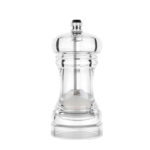 13 CM Acrylic Salt and Spices Mill Grinder Manual Kitchen Grinding Tool for Spices Condiment Salt and Pepper 1 Piece Transparent - Image 2