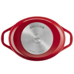Tefal Air Cast Aluminum Oval Cocotte 30 CM x 32 CM with Lid - Image 2