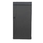 147 CM x 70 CM Fabric Wardrobe Portable Clothes Storage Organizer with Hanging Rail Freestanding Closet for Clothes Bags Toys and Shoes Gray - Image 4