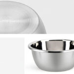 24 CM Stainless Steel Mixing Bowl Kitchen and Home Essential for Food Storage Serving Salad Food Prep and Baking Dishwasher Safe Silver - Image 2