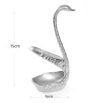 Elegant Tableware Base Holder Kitchen Utensils Organizer for Forks Spoons and Knives Silver - Image 3