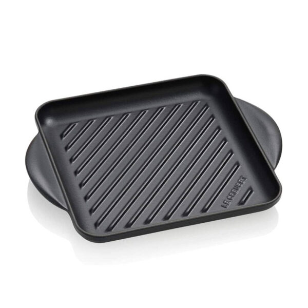 Le Creuset Traditional Square Grill 24cm Black
