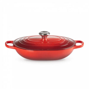 Le Creuset Oblong Evolution Saucepan 31cm Cherry