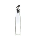 500 ML Borosilicate Glass Oil and Vinegar Dispenser Bottle with Snap On Leakproof Lid Perfect for Olive Oil Sesame Oil Vinegar and Soy Sauce 1 Piece - Image 2