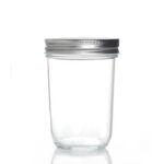 400 ML Mason Glass Jar with  Airtight Lid Food Storage for Canning Preserving Pickling Jam Honey Dessert Wedding Favors 1 Piece
