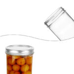300 ML Mason Glass Jar with  Airtight Lid Food Storage for Canning Preserving Pickling Jam Honey Dessert Wedding Favors 1 Piece - Image 4