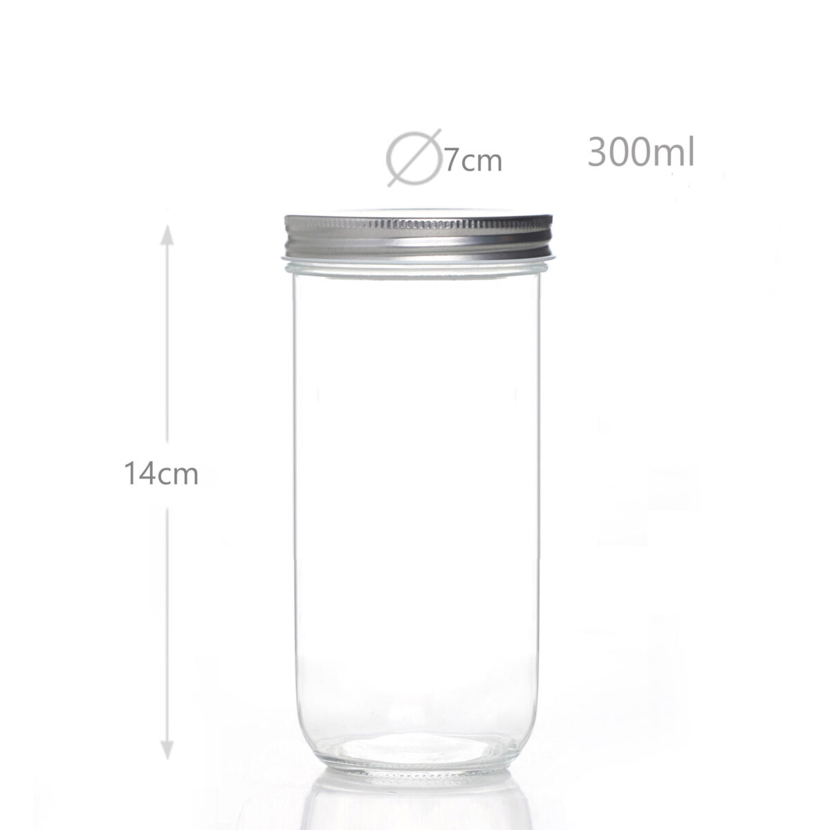 300 ML Mason Glass Jar with  Airtight Lid Food Storage for Canning Preserving Pickling Jam Honey Dessert Wedding Favors 1 Piece - Image 3