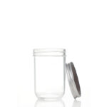 200 ML Mason Glass Jar with  Airtight Lid Food Storage for Canning Preserving Pickling Jam Honey Dessert Wedding Favors 1 Piece